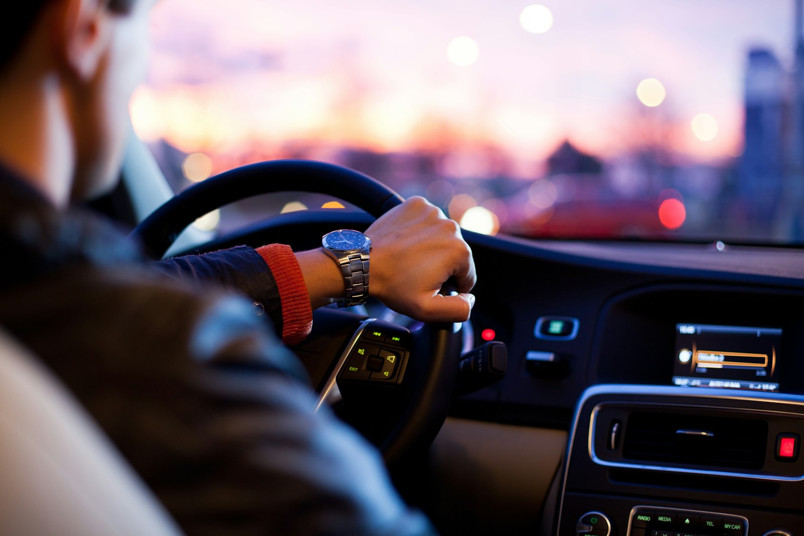 Detailed car interior